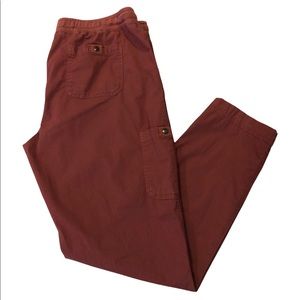L.L. Bean Women’s Stretch Ripstop Pull-On Pants - Burgundy, Joggers, XL